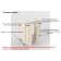 Wardrobe with 2 doors of the prime minister, 600x503x850, walnut