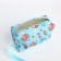 Cosmetic bag with lightning, blue color