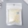 Beads for creativity plastic "Round. Cream" d = 3-8 mm, set 10 g