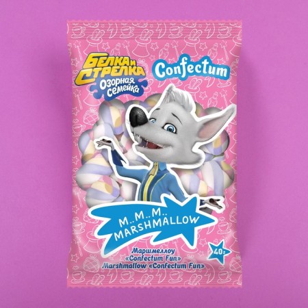 Маршмеллоу "Confectum Fun" со вкусом малины и черники 40 г-4