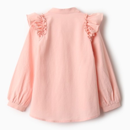 Blouse for the girl minku color is light pink, height 122 cm-11