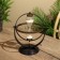 Sanding clock 28x17 cm, brass