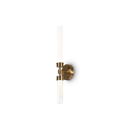 Bra Maytoni Mod116wl-L7BS3K, 2XLED, 7W, 10.8x12x56.6 cm, 600lm, brass color-1