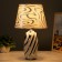 Dominica table lamp E14 40W white silver 22.5x22.5x40cm Risalux