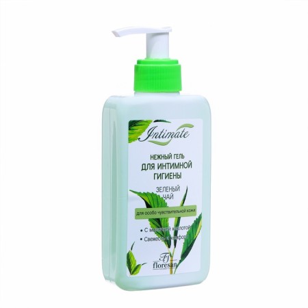 Delicate gel for intimate hygiene Floresan "Green Tea" Series "Fruit Symphony", 250 ml-1