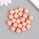 Beads for creativity plastic "Direct pink" matte d = 1.2 cm set 20 g