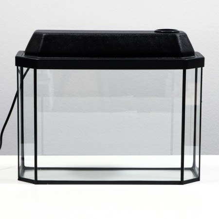 Aquarium "Panoramic" with a lid, 15 liters, 40 x 14.5 x 27/32 cm, black-6
