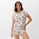 Female pajamas (T -shirt and shorts) KAFTAN PIZZA p. 40-42, gray