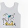 A set for a boy (T -shirt, panties), gray/dino color, height 92 cm