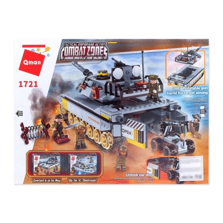 Military designer "Assault tank", 5 minifigur, 482 parts-3