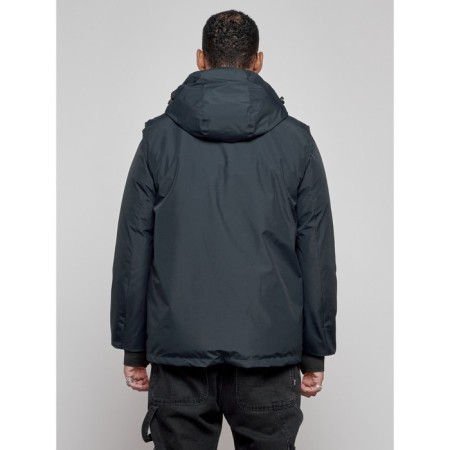 Luy jacket transformer male winter, size 56, dark blue color-7