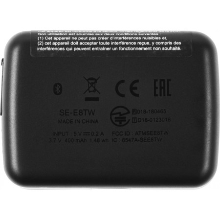Enterrained Pioneer SE-E8TW-P Pink/Black Wireless Bluetooth Ear Sink.-3