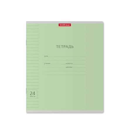 Notebook 24 sheets in the Erichkrause line "Visio classic", cover coated cardboard, block offset 100% whiteness, mix-2
