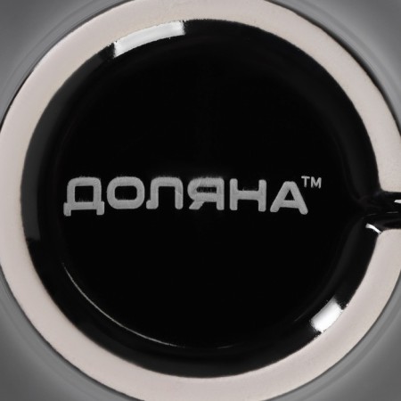Набор кружек керамических Доляна Coffee break, 2 предмета: 300 мл, цвет чёрный-3