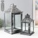 Climber Metal Lantern "Lace Patterns" set 2 pcs 14x14x27 cm, 20x20x40 cm