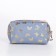 Cosmetic bag with lightning, blue color