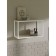 Hinged shelf 600, 600x250x360, white muar/oak sonom