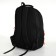 Youth backpack on a zipper, 4 pockets, black color/orange