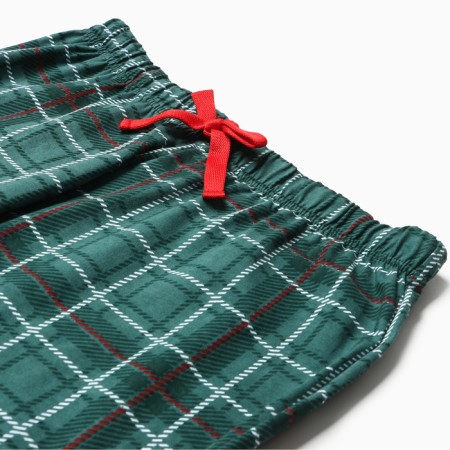 New Year. Pajama men's kaftan green mood, size 48-8