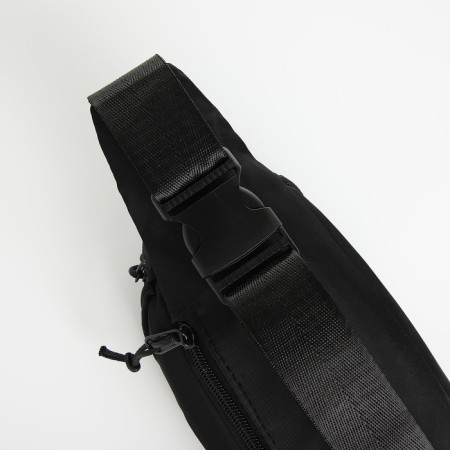 Lightning waist bag, 2 pockets, black color-3