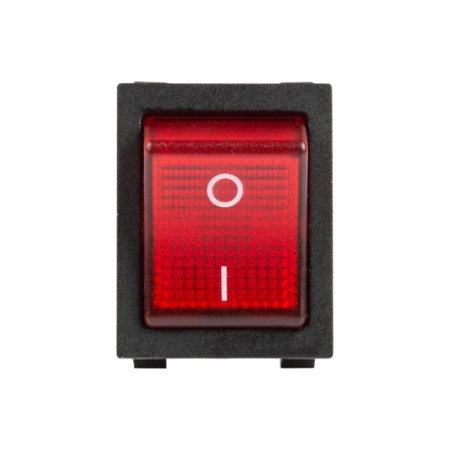 Klavichny switch 250V 25A (4C) On -OFF red with backlight (RWB-502) Rexant-2