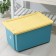 Container for storing toys on wheels 57 liters "Follow Me", color Blue bell