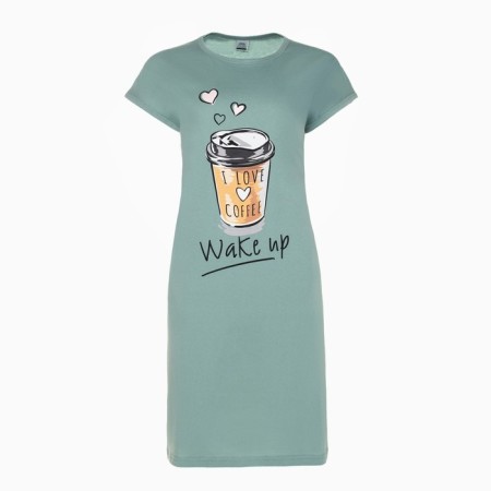 Homemade Women Wake Up dress, mint color, size 56-11