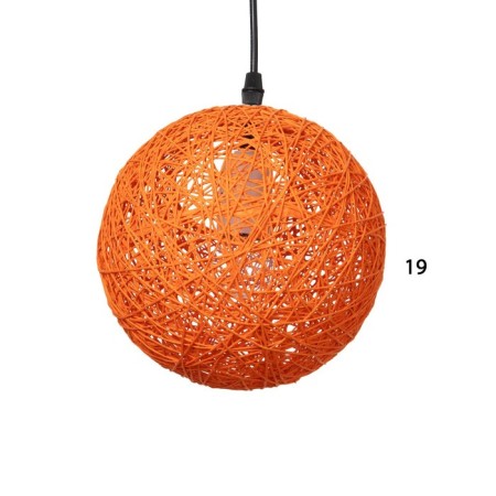 Lamp Bayerlux rattan 1he27 15W orange 20x20x120 cm-1