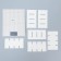 Box for sweets, confectionery packaging, 16 cells, “best man” 17.7 x 17.7 x 3.8 cm