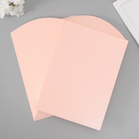 Cardboard "Pearl pink" format A-4 density 210 grams-2