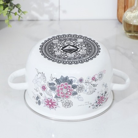 Spring romance pan, 2 l, glass cover, induction-2