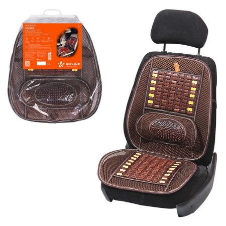 Airline front seat, with back support, wooden, massage