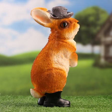 Garden figure "Gopher in boots" 11x10x27cm-3