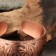 Trixel bracelet, plate, wide, copper