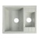 Curler for a kitchen made of Zein 190/Q10, 612x505 mm, rectangular, overflow, light gray color