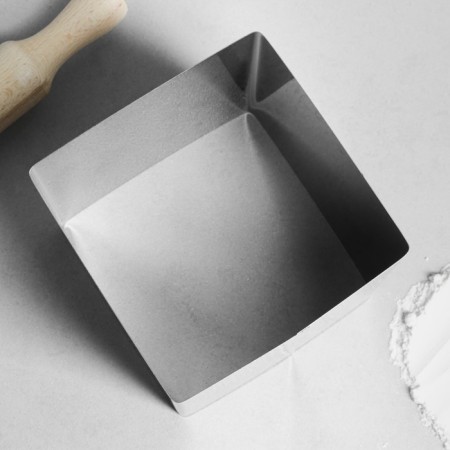 Baking and calculation form "Square", H-12 cm, 12 x 12 cm-1
