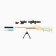 Souvenir weapon mini sniper rifle "Gold Dragon", 26 cm