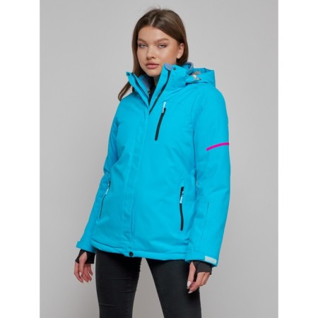 Ski jacket female, size 48, blue color-1