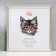 Photo frame plastic 30x30 cm, aged silver (plastic screen)