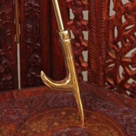 Kaminnaya set "Royal" brass (5 objects) 57.5x13x13 cm-8