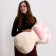 Soft toy "paw", 70 cm, milk-beam-beige color
