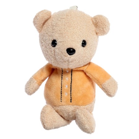 Soft toy "Bear", on a key fob, color mix-3