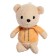 Soft toy "Bear", on a key fob, color mix