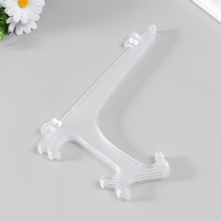 Salt stand 25 cm, transparent ， for plates d = 25-30 cm-2