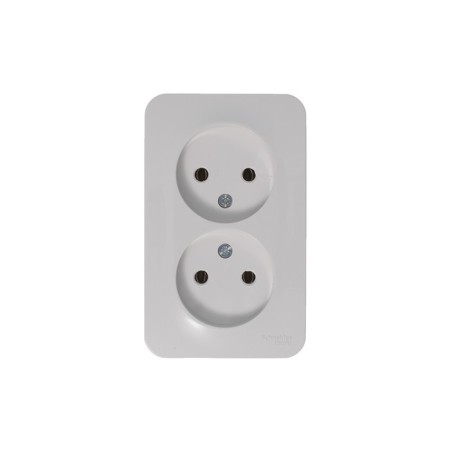 Double SE BLANCA, 16 A, 250 V, invoice, without salary, IP20, white, Blnra000211-2