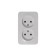 Double SE BLANCA, 16 A, 250 V, invoice, without salary, IP20, white, Blnra000211
