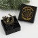Horseshoe with a dragon in the box "Wealth in the New Year", 3.5 x 3.5 cm