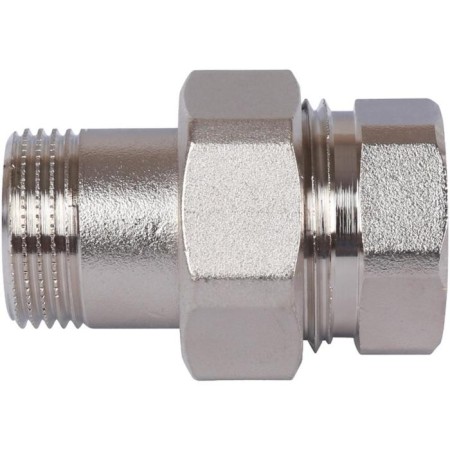 Detacible connection Stout SFT-0045-000034, American, 3/4 ", nickelled brass-2