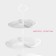 Oval Vivien, 3 tiers, 17 × 12/21 × 15/25.5 × 17 cm, white, white, white, white