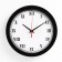 Wall clock, series: classic, smooth move, d = 28 cm
